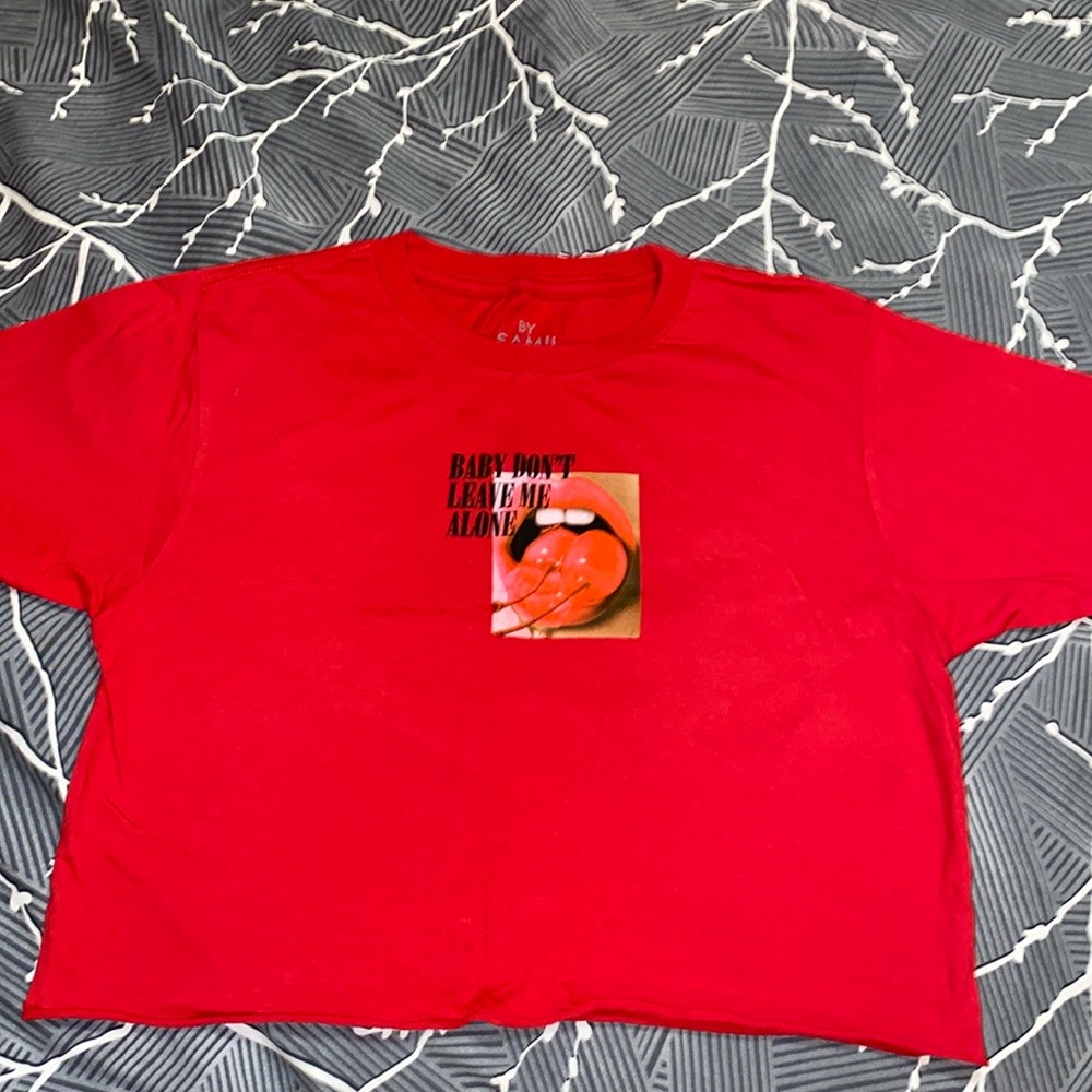 By Sami Ryan cropped top sz S dolls kill cotton